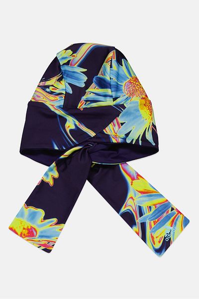 adidas Women Allover Print Headscarf, Purple Combo