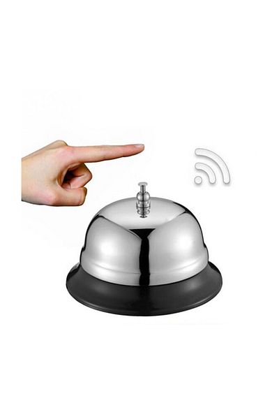 PERİBOİA A Reception Bell - Desk Bell Ring for a Hug