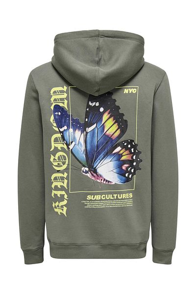 Only & Sons Kapuzenpullover ONSKEANE Sweatshirt