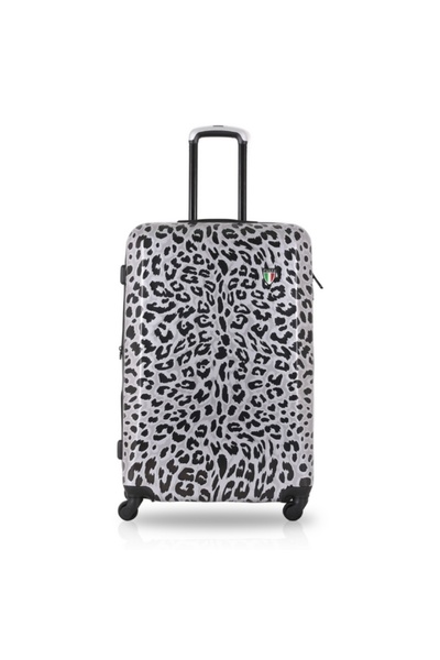 TUCCI 3-Piece Winter Leopard Luggage Trolley Bag Set T0158