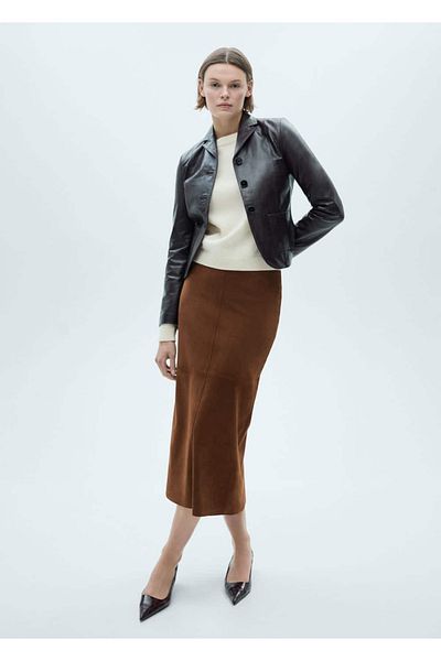 MANGO Woman Long-Sleeved Wool Sweater