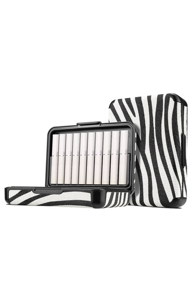 CeymSTecH Yeni Zebra Iqos Ilüma Ve Duo3 Taşınabilir Sigara Saklama Kutusu Içi...