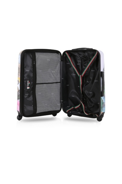 TUCCI 3-Piece New York Love Luggage Trolley Bag Set T0164