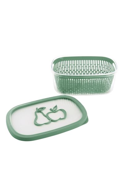 Snips Rectangular Snap Lid Aroma Fruit Container 4 Liter