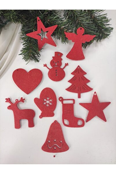 Masalsı Concept 10Pcs Christmas Tree Ornament Christmas New Year Tree Ornament Decoration
