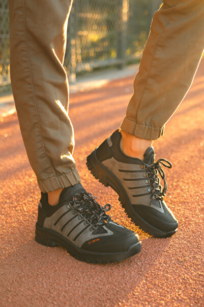 Riccon Füme Siyah Erkek Trekking Ayakkabı 0012115