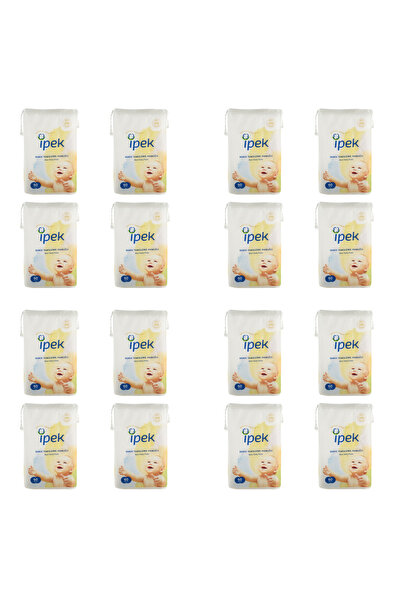 İpek Ipek Maxi Bebek Temizleme Pamuğu 60'lı 16 Paket