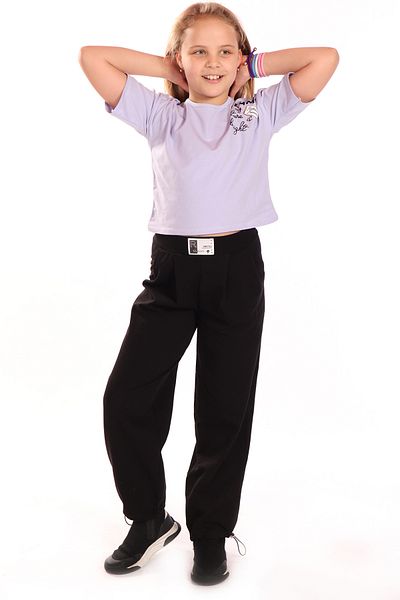 Toontoy Girl's Text Printed Tracksuit Set