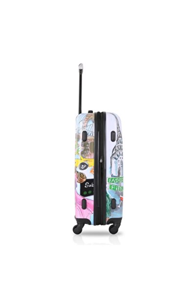 TUCCI 3-Piece New York Love Luggage Trolley Bag Set T0164