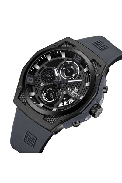 Naviforce Men's Wrist Watch Function Silicone Band 2107
