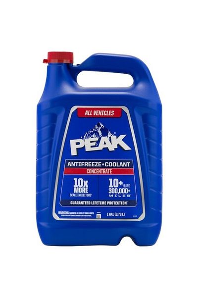 Peak Concentrated Antifreeze+ Coolant for All Vehicles 1 Gal