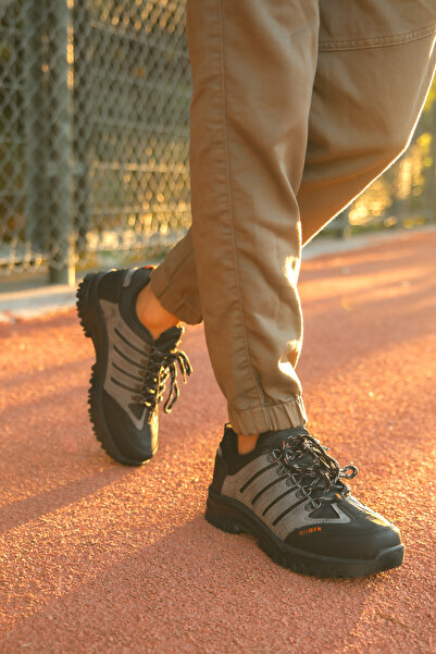 Riccon Füme Siyah Erkek Trekking Ayakkabı 0012115