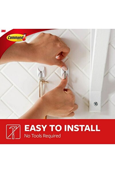 COMMAND 12-Piece Kitchen Utensil Adhesive Hook Small