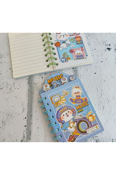senacacollection Blocnotes A6 Spiral Concept Notebook Caiet cu rigle 80 de coli 1BUC