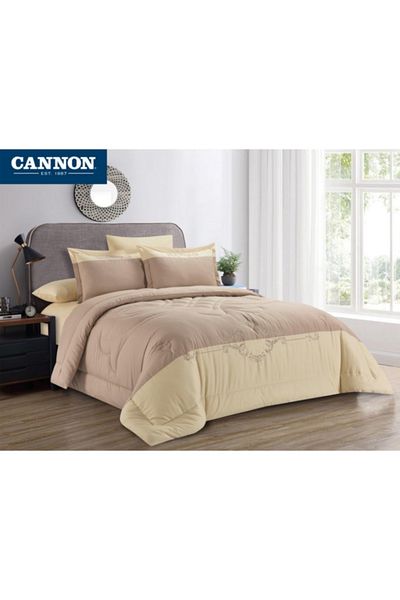 Cannon 6-Piece Floral Pattern King Comforter Set Assorted Color