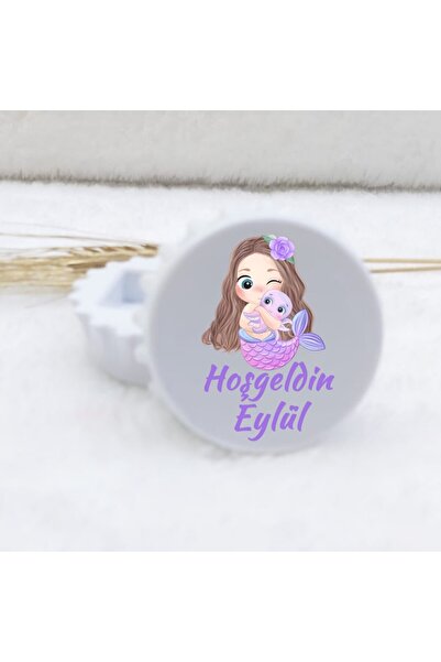 Hayaller Dükkanı 30 Adet Deniz Kızı Kapak Açacak Uv Baskılı Erkek Bebek Magne...