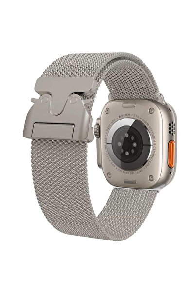 zore Apple Watch 10 46mm Zore Krd-25 Metal Mesh Cord
