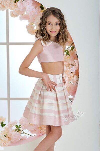 Pamina 31034PR PUDRA ELBİSE