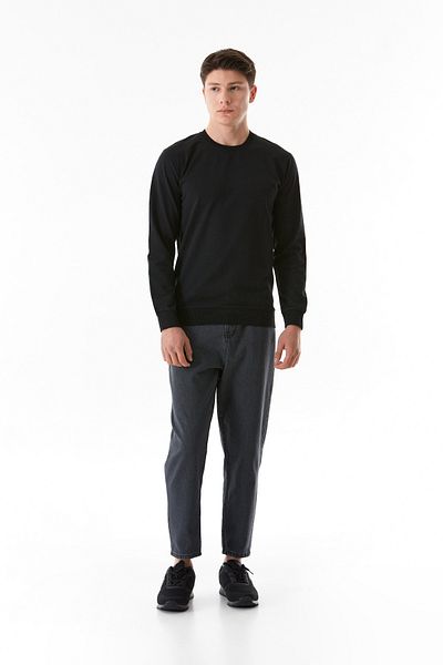 Fulla Moda Φούτερ Basic Crew Neck