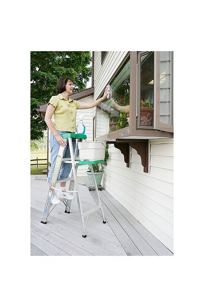 WERNER 3-Step Aluminum Ladder 4ft 354