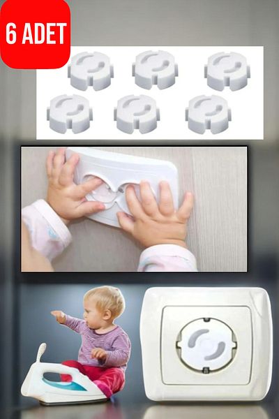 CocoVia (6 Pieces) Socket Concealer Baby Child Socket Safety Lock -