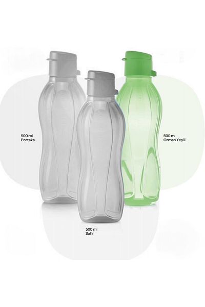 Tupperware Eco Bottle 500 ml & Easy Cap - Forest Green