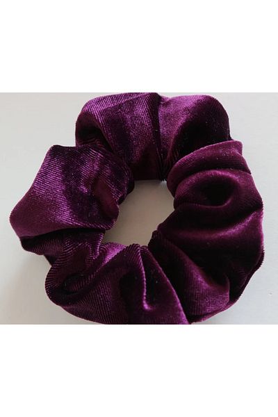 Donna Liberta Large Size Velvet Purple Rubber Buckle - Pack of 2 Buckles004