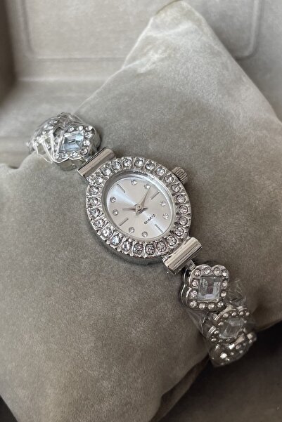 Leerybee Minimal Vintage Women's Watch with Stones Nl-187