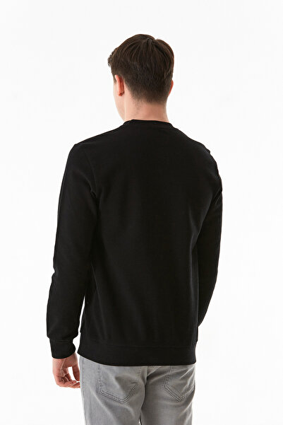 Fulla Moda Світшот з рельєфним велосипедним коміром