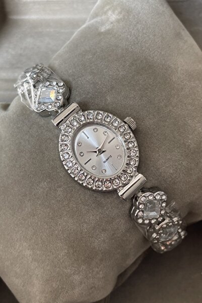 Leerybee Minimal Vintage Women's Watch with Stones Nl-187