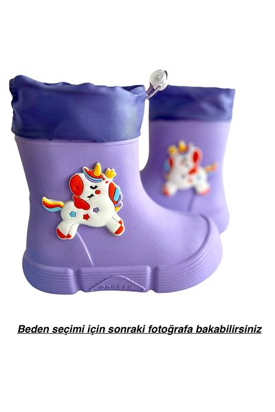 SAYILI COLLECTION Κοριτσίστικες μπότες με επένδυση αδιάβροχες μπότες βροχής Μπότες χιονιού