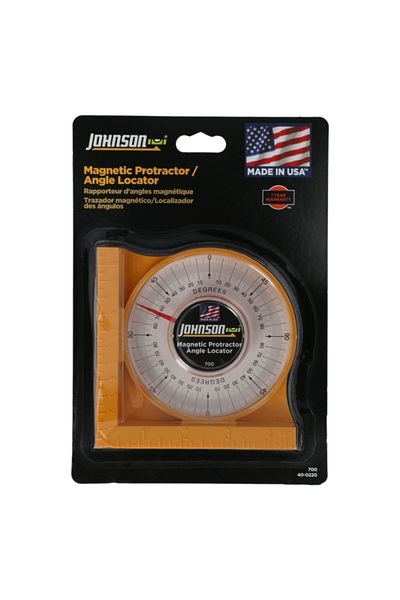 Johnson Level And Tool Magnetic Protractor Angle Locator