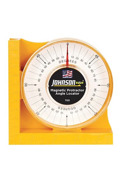 Johnson Level And Tool Magnetic Protractor Angle Locator