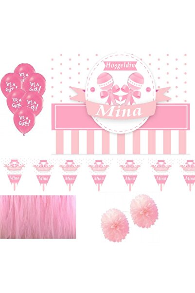 Hayaller Dükkanı Hoşgeldin Bebeğim Kız Bebek Çıngıraklı Set HDTS110