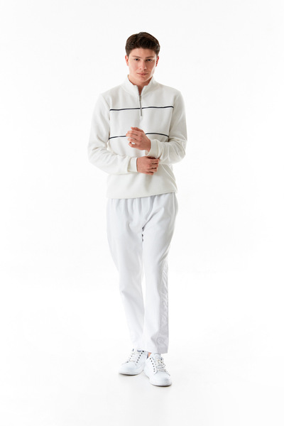 Fulla Moda Ελαστική μέση ίσια φούτερ