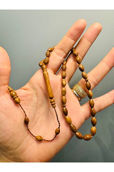 Tesbihas Atölyesi مسبحة كوكا المضادة للبكتيريا مقاس 5 مم * 11 مم - بدلة سوداء...