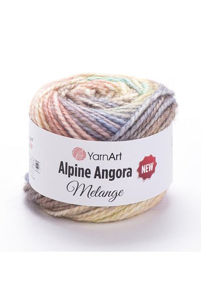 Yarnart Alpine Angora Melange New Knitting Yarn Ebruli 6411