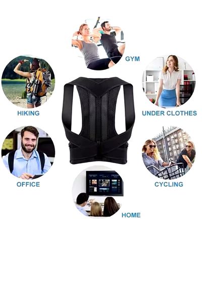 figiza Orthopedic Shoulder and Back Waist Corset - Magnetic Upright Posture with Underwire, Anti Humpback Cyphosis Scoliosis