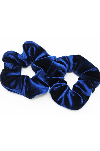 Donna Liberta Large Size Velvet Navy Blue Rubber Buckle - Pack of 2 Buckles004