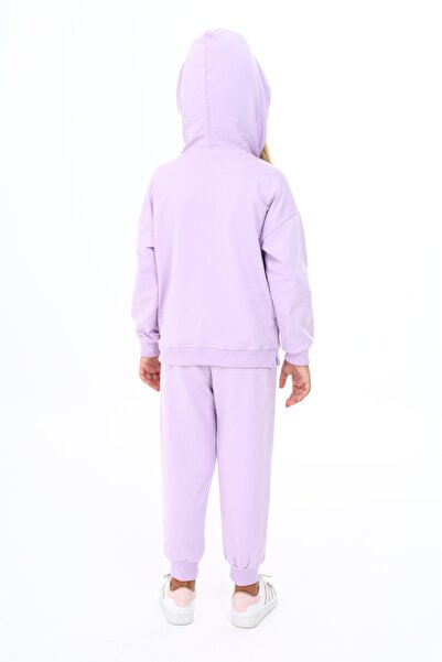 Toontoy Κοριτσίστικο κοστούμι αθλητικής φόρμας με κουκούλα Summer Emblem