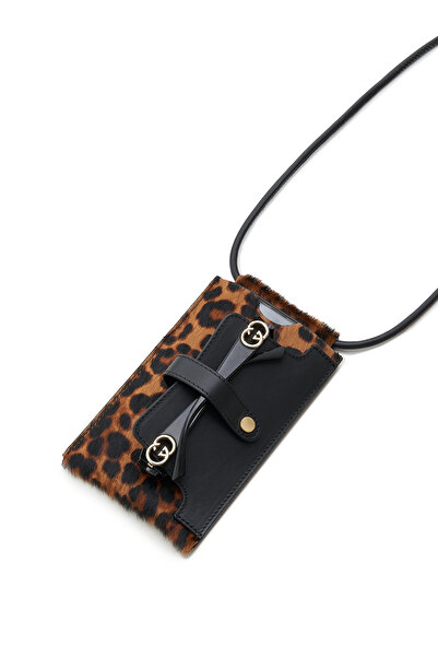 BAGBOX LEOPAR Hakiki Deri Telefonluk , Kartlık , Gözlük Kılıfı