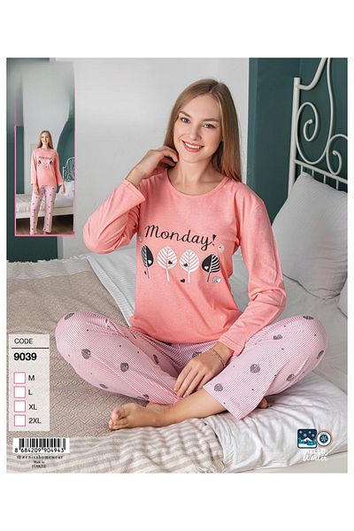meynur moda Cotton Combed Pajamas Set