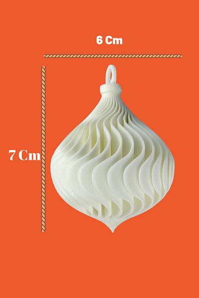 woof things Christmas Pine Tree Ornament Special Tree Ornament White Flamboyant Christmas Ornament