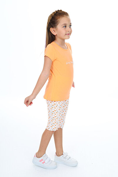 Toontoy Girl's Embroidered Capri Suit