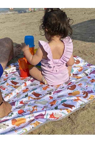 yorni Zoo Ekoteks - 145X150Cm Waterproof Beach Cover, 100 Certified