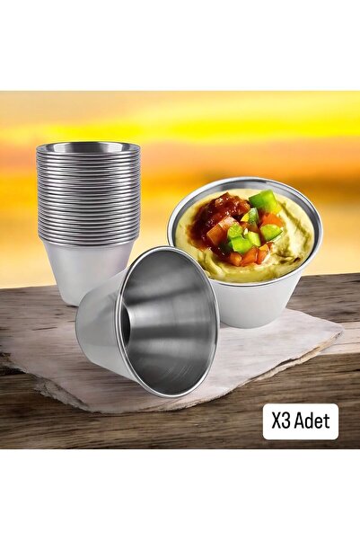 Metler Çok Kullanışlı Alüminyum Kase, Sos Kabı,Süt Kabı,Tas,Bakraç,Saklama Ka...