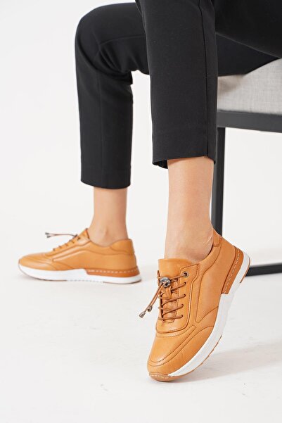 Pardero Bandage Sole Genuine Leather Women's Shoes Tan Skin