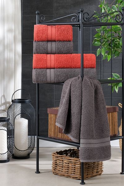 TABEA HOME Kai Bath Towel Set of 4 |   Cotton |   Dowry Set
