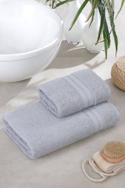 TABEA HOME Kai Bath Towel Set of 2 |   Cotton |   Dowry Set