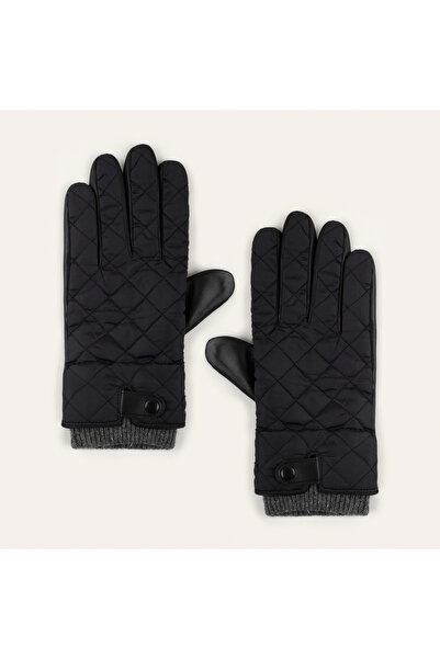 Mudo Quilted Wool Mixed Gloves